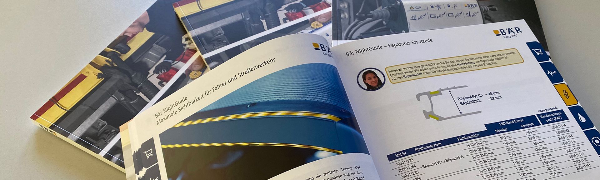 NEW The printed BÄR spare parts catalogue (SI 02/2022) Bär Cargolift
